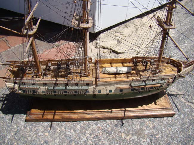 An early 20th century model of the Royal George II, built in 1788 — image 3